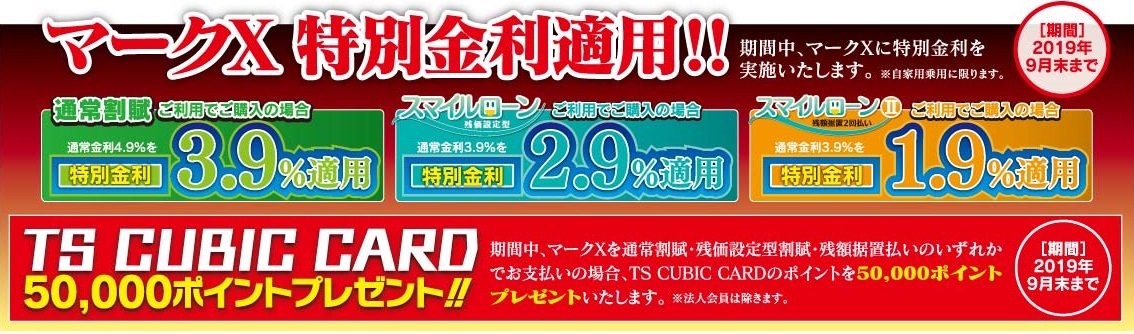 マークX特別施策